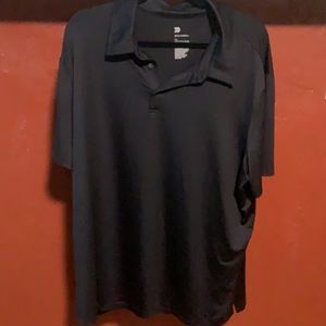 Men black polo